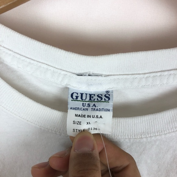Vintage Guess USA Longsleeve T shirt 90s - Picture 4 of 6